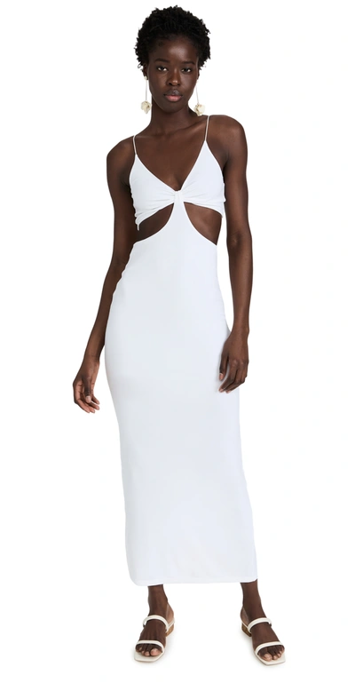 Shop Alice And Olivia Havana Cut Out Dress In Off White