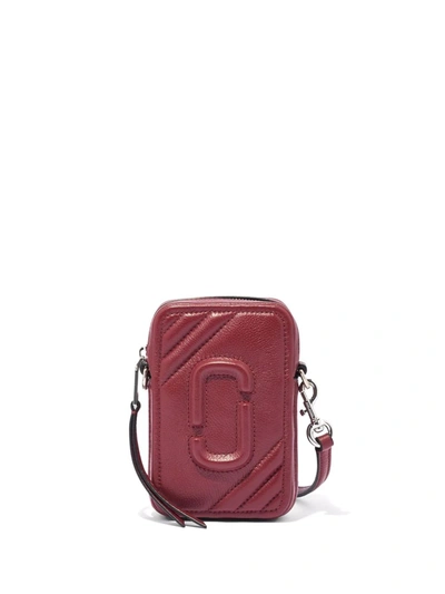 Shop Marc Jacobs The Moto Shot Phone Crossbody Bag In Red