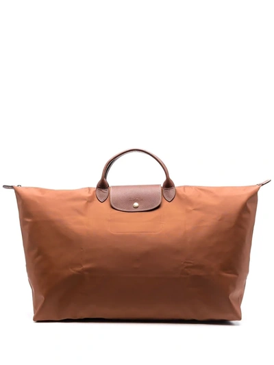 Longchamp Xl Le Pilage Travel Bag In Brown