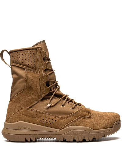 Shop Nike Sfb Field 2 8-inch "coyote" Military Boots In Brown