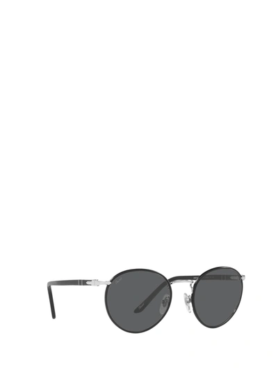 Shop Persol Sunglasses In Silver Matte Black