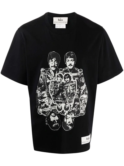 Shop Stella Mccartney X The Beatles Printed T-shirt In Black