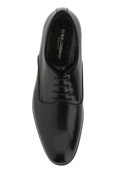 Dolce & Gabbana Leather Derby. In Black