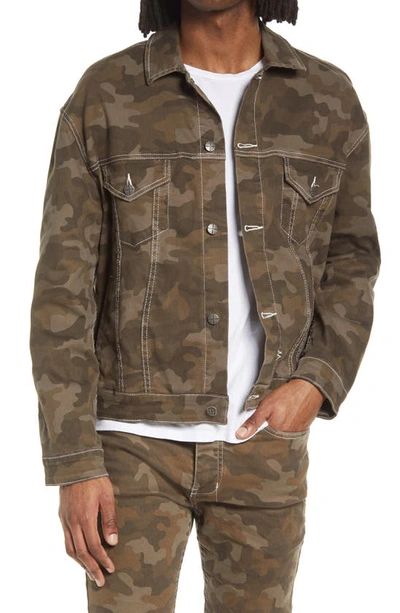 Camo Denim Trucker Jacket