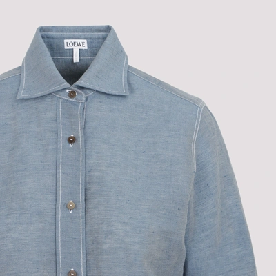 Shop Loewe Classic Shirt In Blue