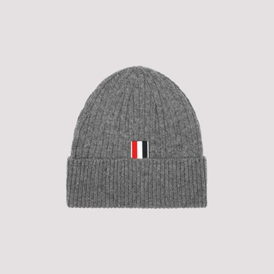 Shop Thom Browne Rib Hat In Cashmere In Grey