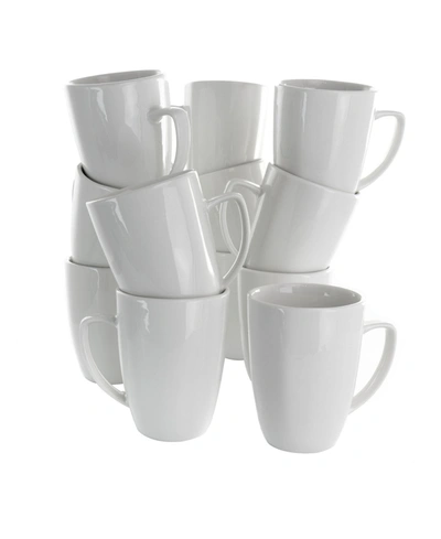 Shop Elama Riley Mug Set Of 12 Pieces In White