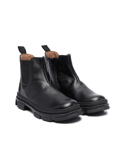 Shop Pèpè Slip-on Ankle Boots In Black