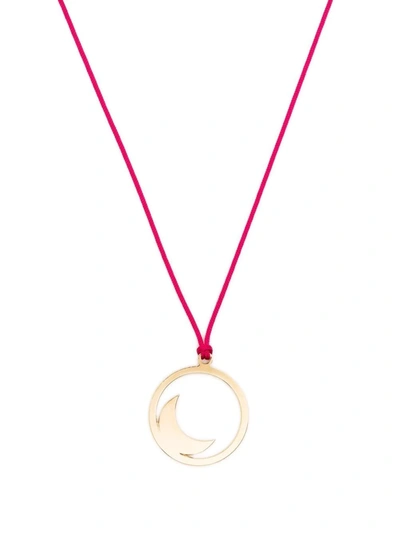 Shop Isabel Marant Moonlight Pendant Necklace In Pink