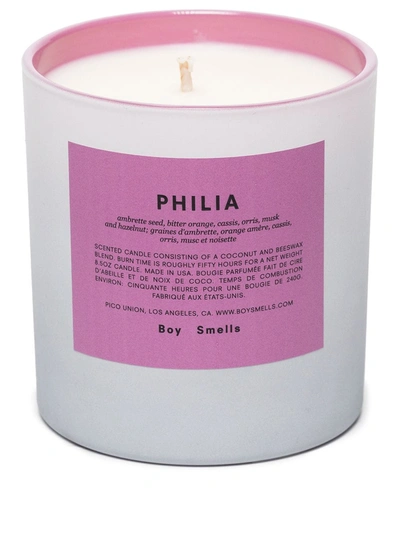 Shop Boy Smells Philia Scented Candle (240g) In Grey