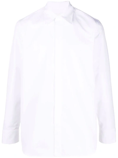 Shop Jil Sander Classic Cotton Shirt In White