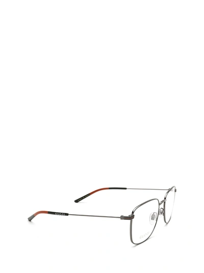 Shop Gucci Eyewear Eyeglasses In Ruthenium