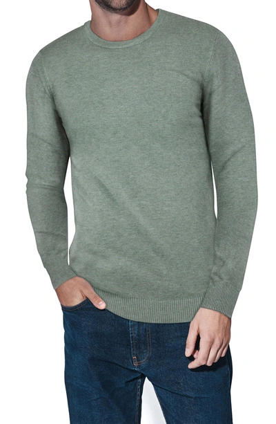 Shop X-ray Xray Crewneck Knit Sweater In Sage