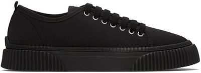 Shop Ami Alexandre Mattiussi Black Ami De Cœur Low Sneakers In 1 Black