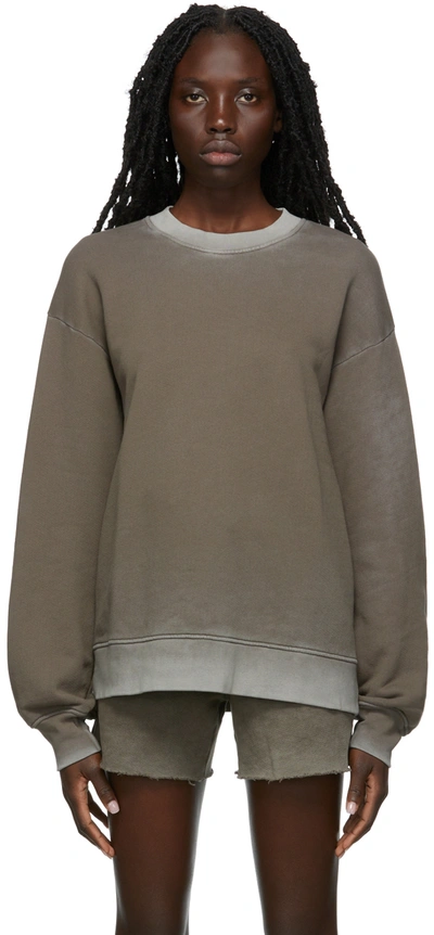 Shop Cotton Citizen Taupe Brooklyn Sweatshirt In Vintage Taupe