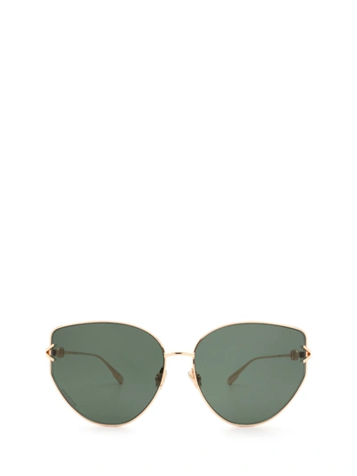 Shop Dior Eyewear Sunglasses In Gold Copper