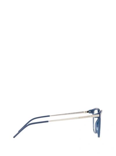 Shop Emporio Armani Eyeglasses In Blue Avio Milky