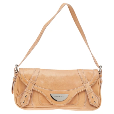 Pre-owned Givenchy Beige Leather Shoulder Bag