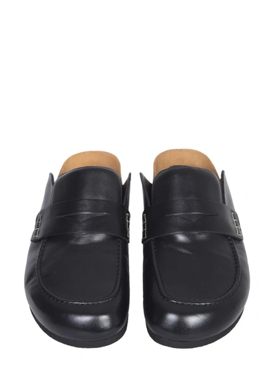 Shop Jw Anderson J.w. Anderson Men's Black Leather Loafers