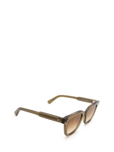 Shop Chimi Sunglasses In Olive Green
