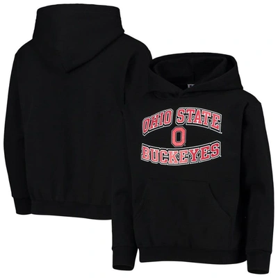 Shop Champion Youth  Black Ohio State Buckeyes Powerblend Pullover Hoodie