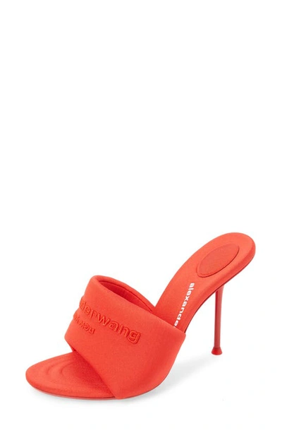 Shop Alexander Wang Sienna Slide Sandal In Bright Red