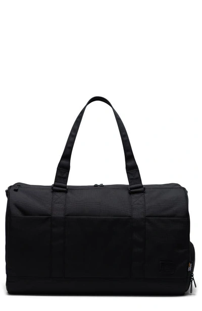 Shop Herschel Supply Co Novel Tech Duffle Bag In Black Cordura