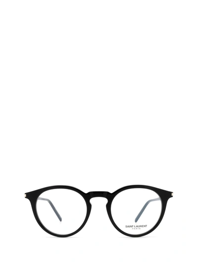 Shop Saint Laurent Sl 347 Black Glasses