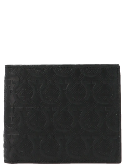 Shop Ferragamo Travel Wallet In Black