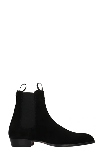 Shop Giuseppe Zanotti Ankle Boots In Black Suede