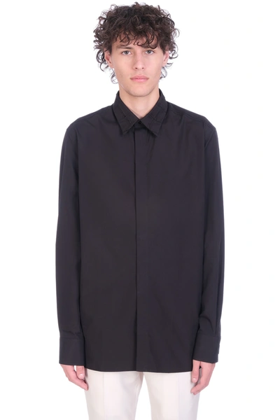 Shop Givenchy Shirt In Black Cotton