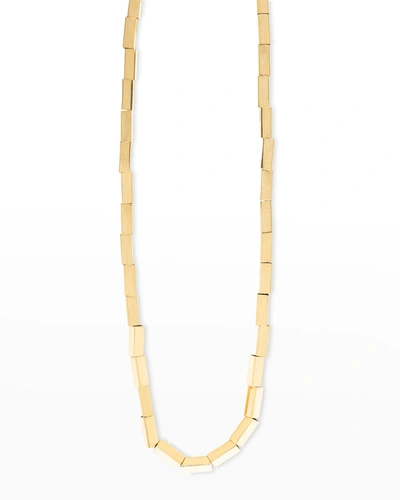 Shop Azlee Large Gold Bar Necklace