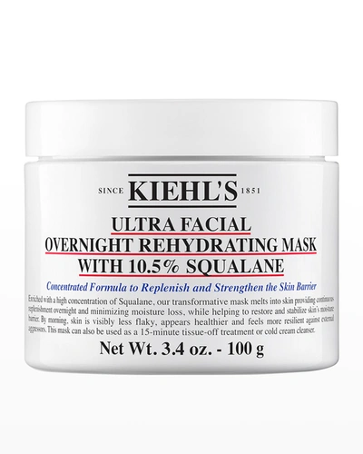 Shop Kiehl's Since 1851 3.4 Oz. Ultra Facial Overnight Hydrating Face Mask With 10.5% Squalane