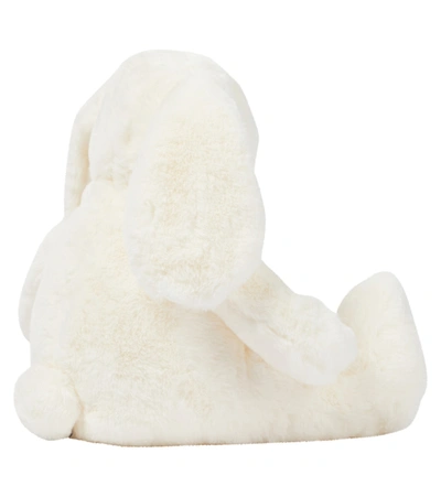Shop Tartine Et Chocolat Baby Constance The White Rabbit Stuffed Animal In Ecru