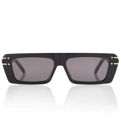 Sunglasses: Rectangle Sunglasses, acetate — Fashion