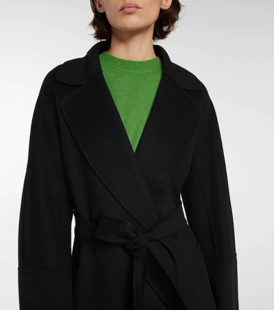 Shop 's Max Mara Elisa Virgin Wool Coat In Black