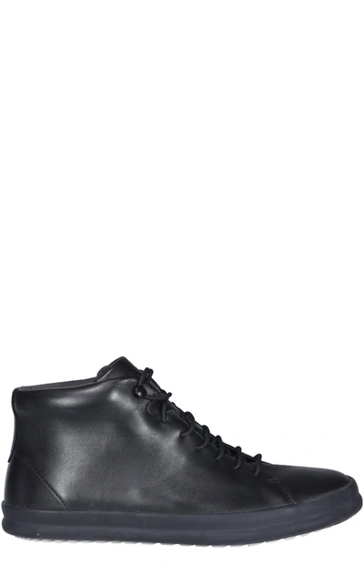 Shop Camper Chasis Lace Up Ankle Boots In Black