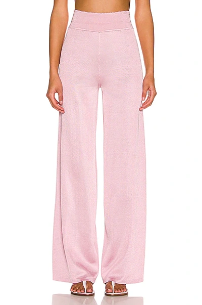 Shop Alaïa Edition 1993 Wide Leg Pant In Rose