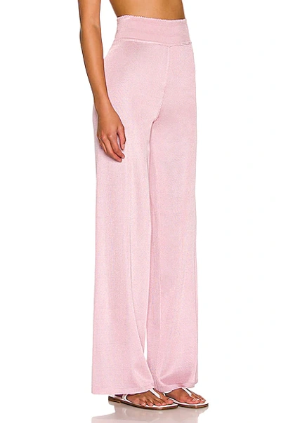 Shop Alaïa Edition 1993 Wide Leg Pant In Rose