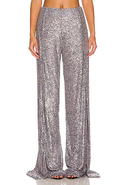 Shop Tom Ford All Over Sequin Pant In Light Grey