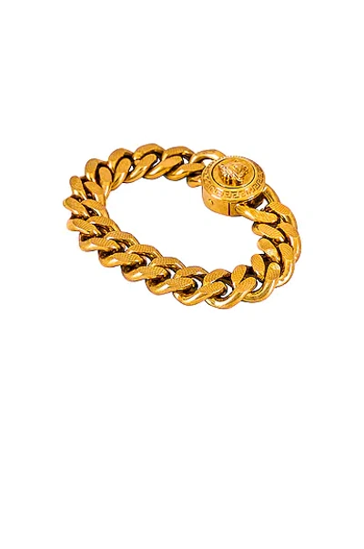 Shop Versace Bracelet In Oro Tribute