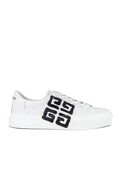 Shop Givenchy City Court Sneaker In White & Black