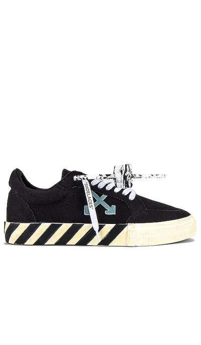 Shop Off-white Low Vulcanized Eco Canvas Sneaker In Black