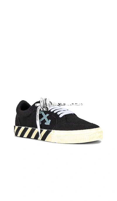 Shop Off-white Low Vulcanized Eco Canvas Sneaker In Black