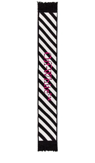 Shop Off-white Arrows Scarf In Black