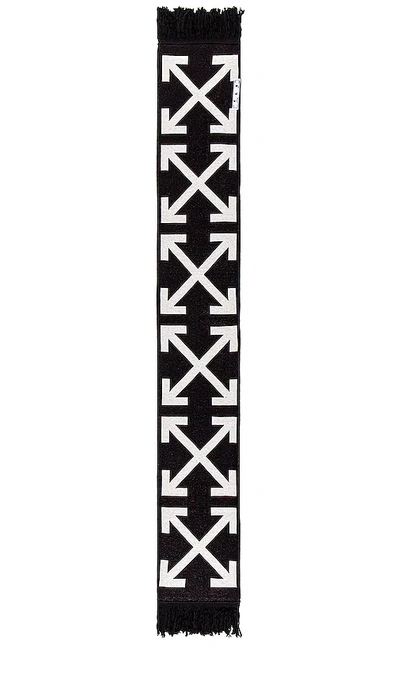 Shop Off-white Arrows Scarf In Black