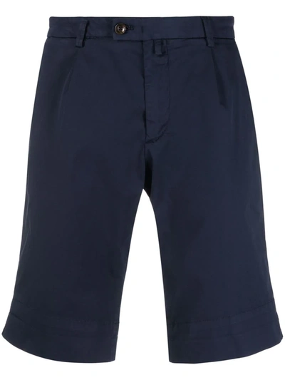 Shop Briglia 1949 Slim-cut Chino Shorts In Blue