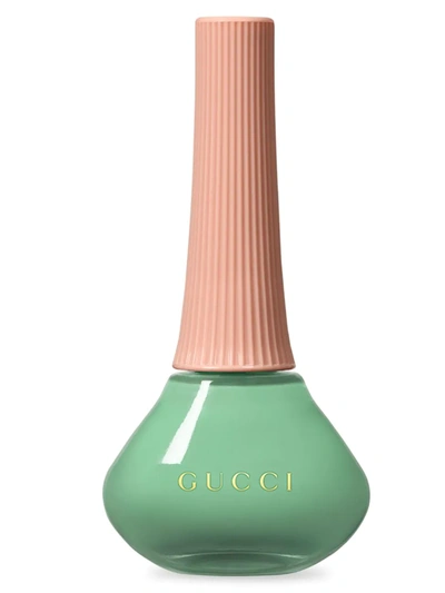 Shop Gucci Vernis À Ongles Nail Polish In Green