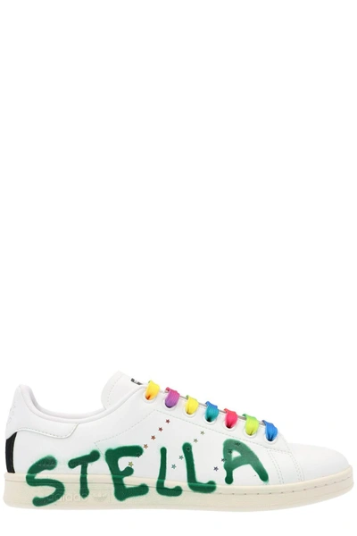 Shop Stella Mccartney Adidas By  X Ed Curtis Stan Smith Sneakers In White