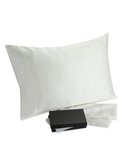 Shop Downtown Company Mulberry Silk Pillowcase In Natural